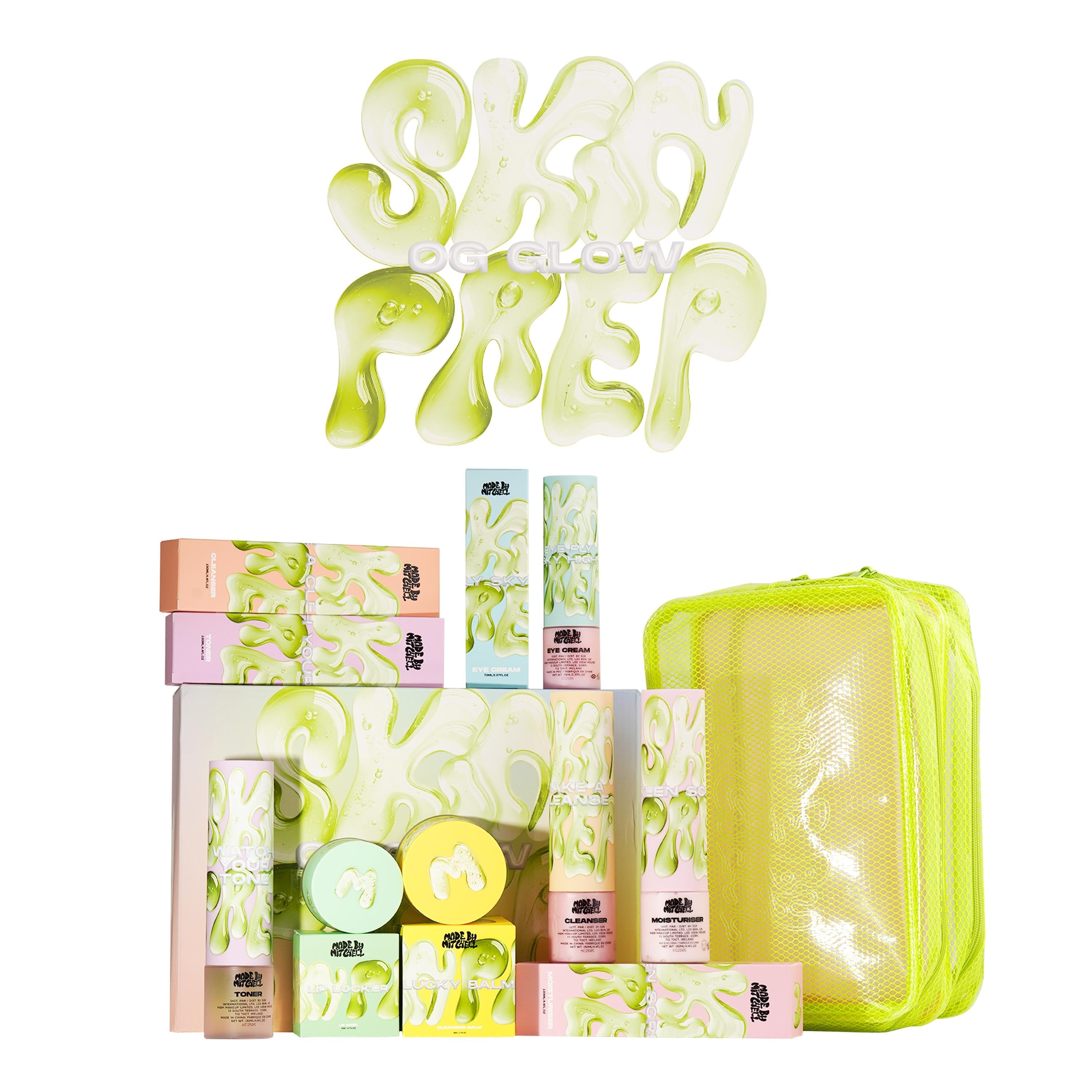 OG Glow Skin Prep  6 Piece Skin Set & Skin Bag