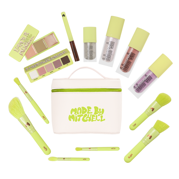 Face Case - 13 Piece Makeup Bundle - Includes Matching Vanity