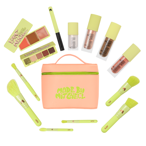 Face Case - 13 Piece Makeup Bundle - Includes Matching Vanity