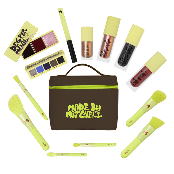 Face Case - 13 Piece Makeup Bundle - Includes Matching Vanity