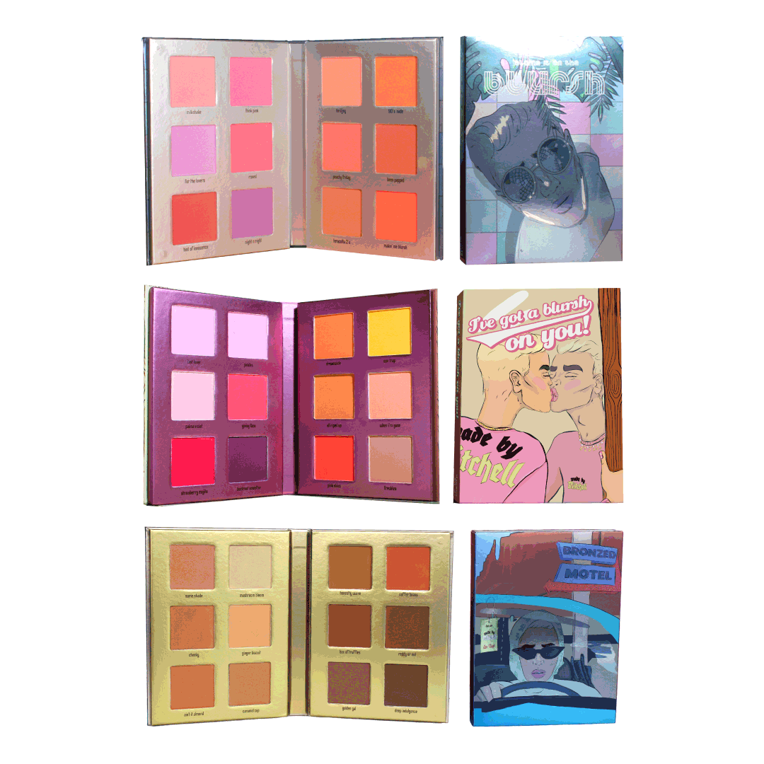 Blursh Book Pressed Blusher Palettes
