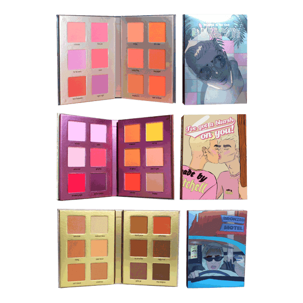 Paletas de colorete compacto Blursh Book