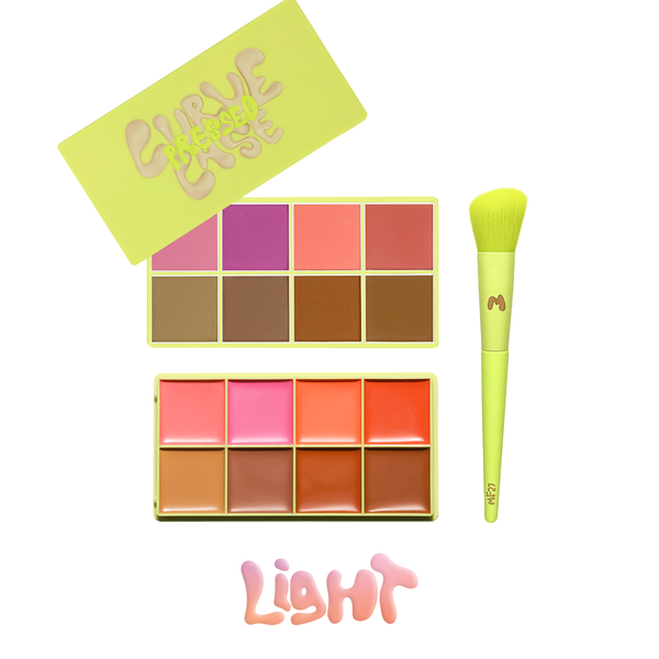 Curve Case Blusher Palette avec Curve Case Press'd Palette assorti €47