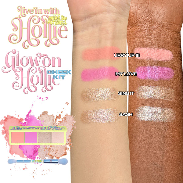 Glow On Hollie Cheek Kit - Hollie X Made By Mitchell - PRE-ORDER