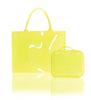 Tote-Ally Jelly Shopper With FREE Matching mini Jelly Bag
