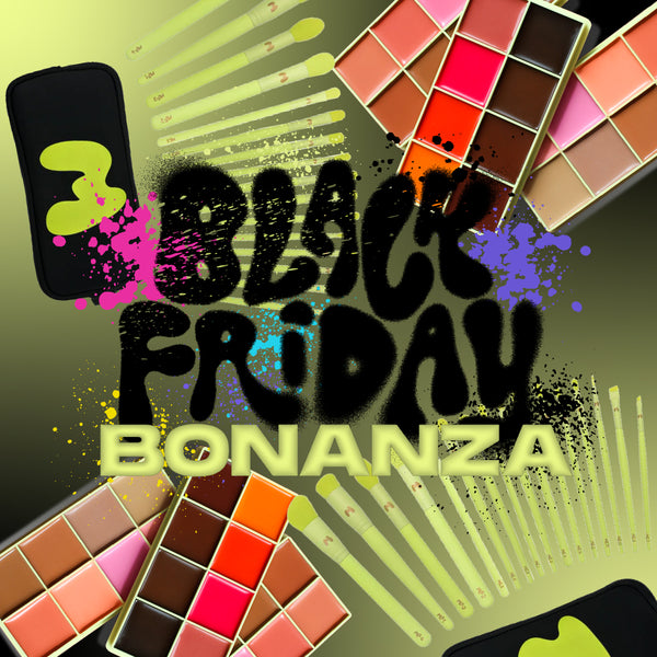 Black Friday Bundle Bonanza - Curve Case and Green 16 Piece Brush Set