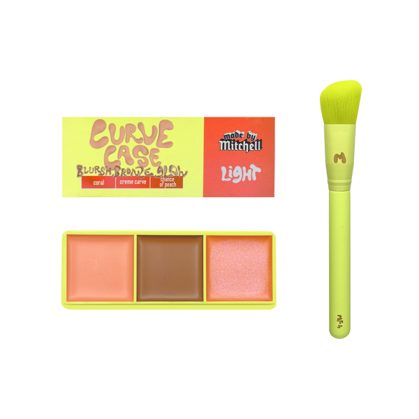 Mini Curve Case - Blursh, Bronze, Glow Face Palette