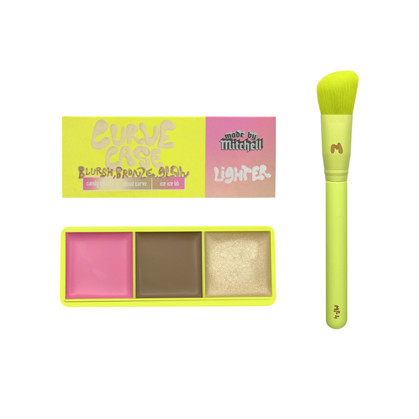 Mini Curve Case - Blursh, Bronze, Glow Face Palette