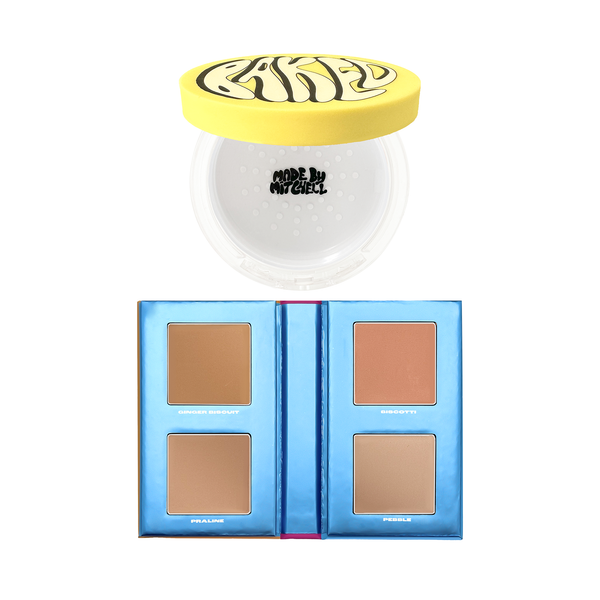 Soak & Sculpt Mini Blursh Book & Baked Loose Powder Bundle
