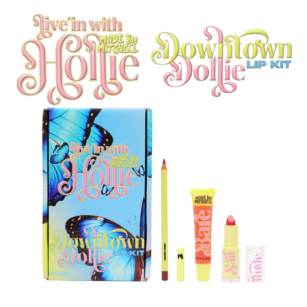 Downtown Dollie Lip Kit - Hollie X Made By Mitchell - PRE-ORDER