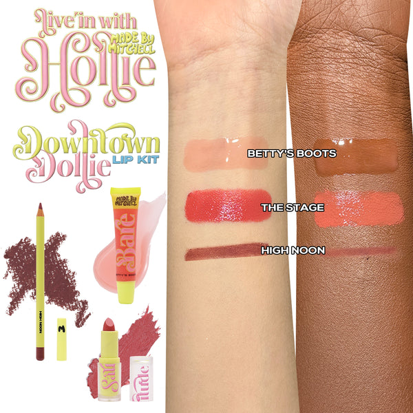 Downtown Dollie Lip Kit - Hollie X Made By Mitchell - PRE-ORDER
