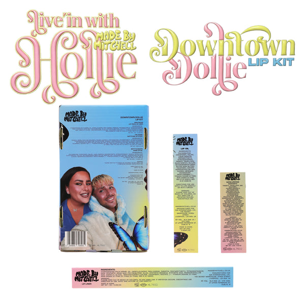 Downtown Dollie Lip Kit - Hollie X Made By Mitchell - PRE-ORDER