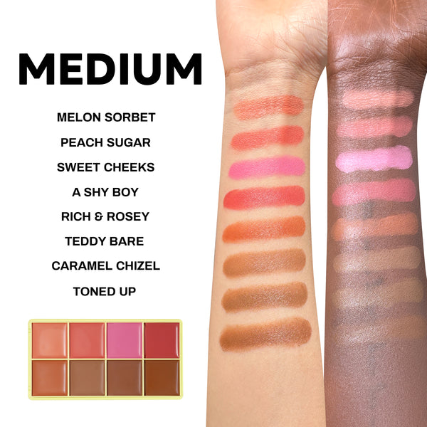 Curve Case Matte - Matte Cream Blusher & Bronzer Palette