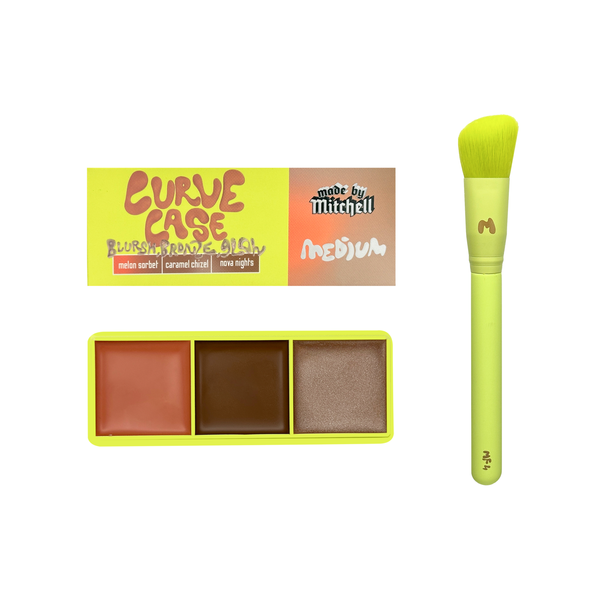 Mini Curve Case - Blursh, Bronze, Glow Face Palette