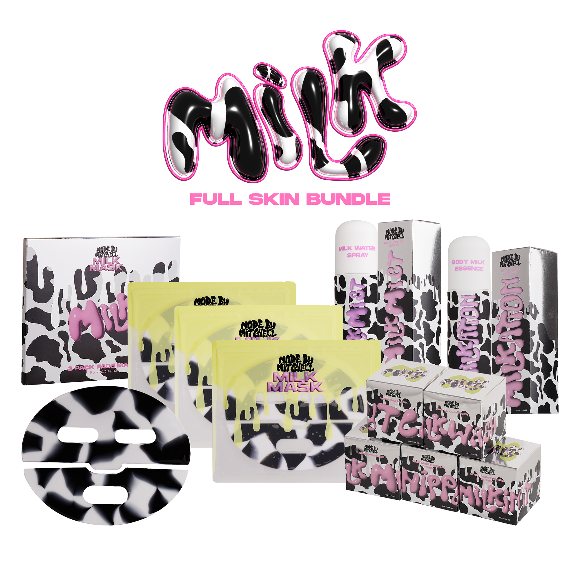 Milk Collection - Milk It Up Kit - 8 Piece Full Skin Collection