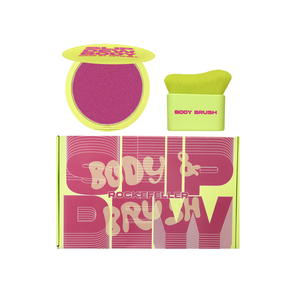 Slip Dew Body Cream Highlighter With Free Body Brush