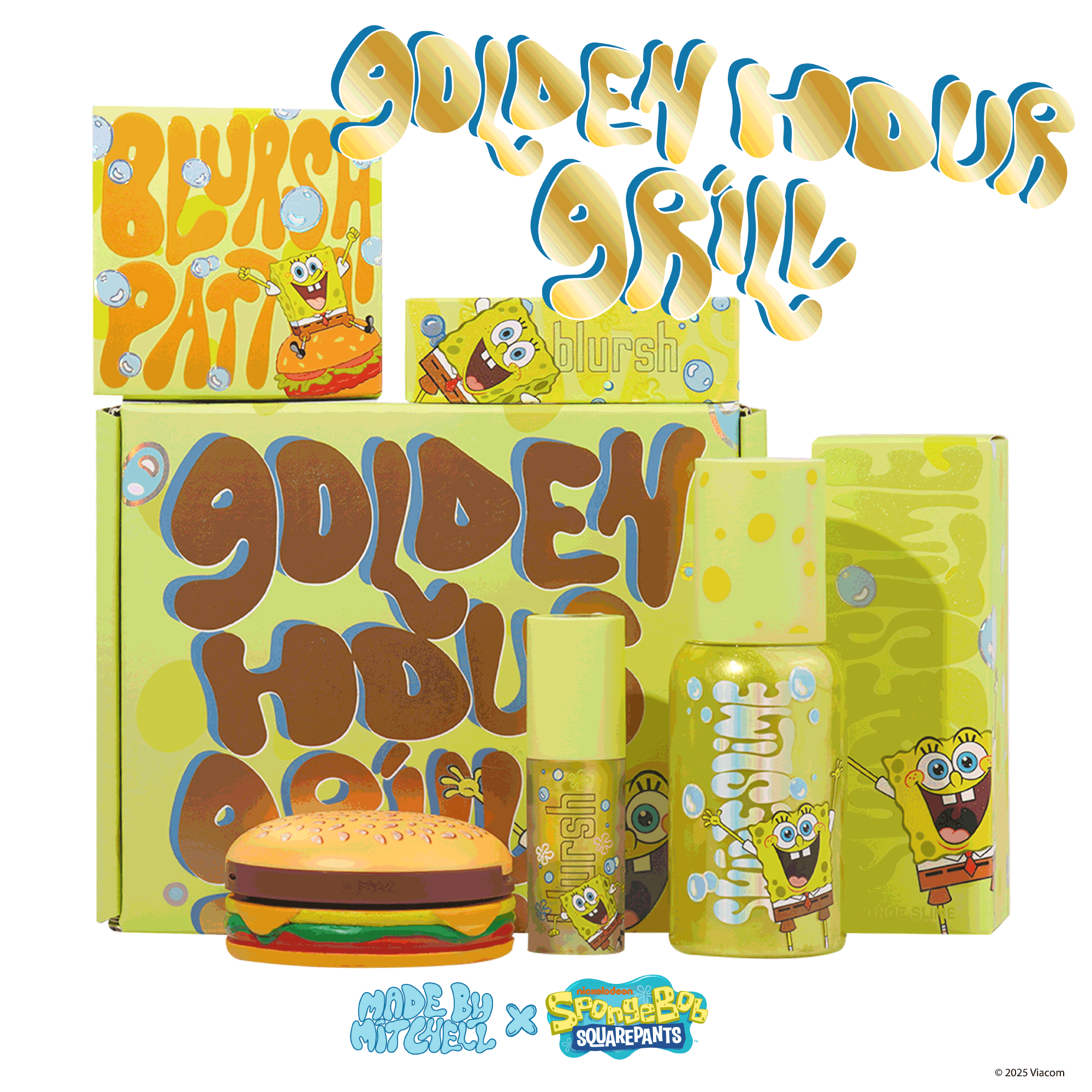 Spongebob Golden Hour Grill Makeup Bundle