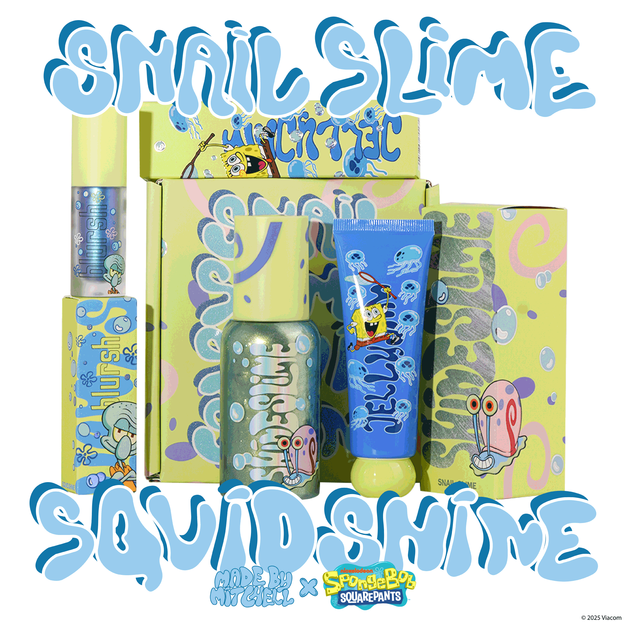 Spongebob Snail Slime Squid Shine Bundle