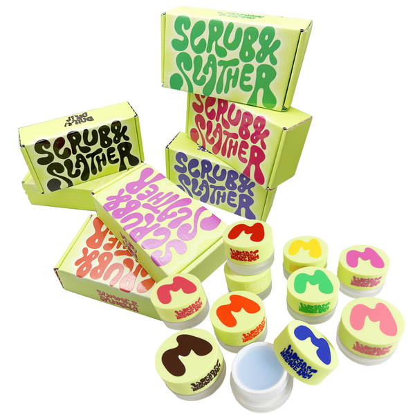 Scrub & Slather - Duo di balsamo e scrub per le labbra