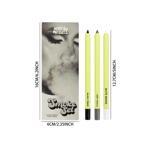 Smoke Set - All Smudge No Budge Eyeliner Trio
