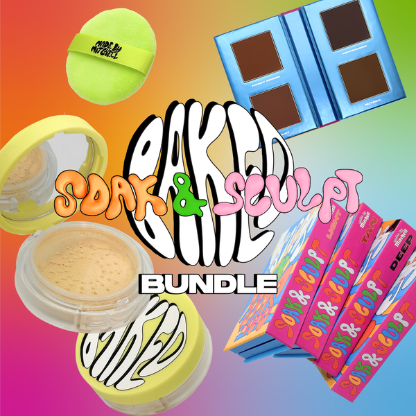 Soak & Sculpt Mini Blursh Book & Baked Loose Powder Bundle