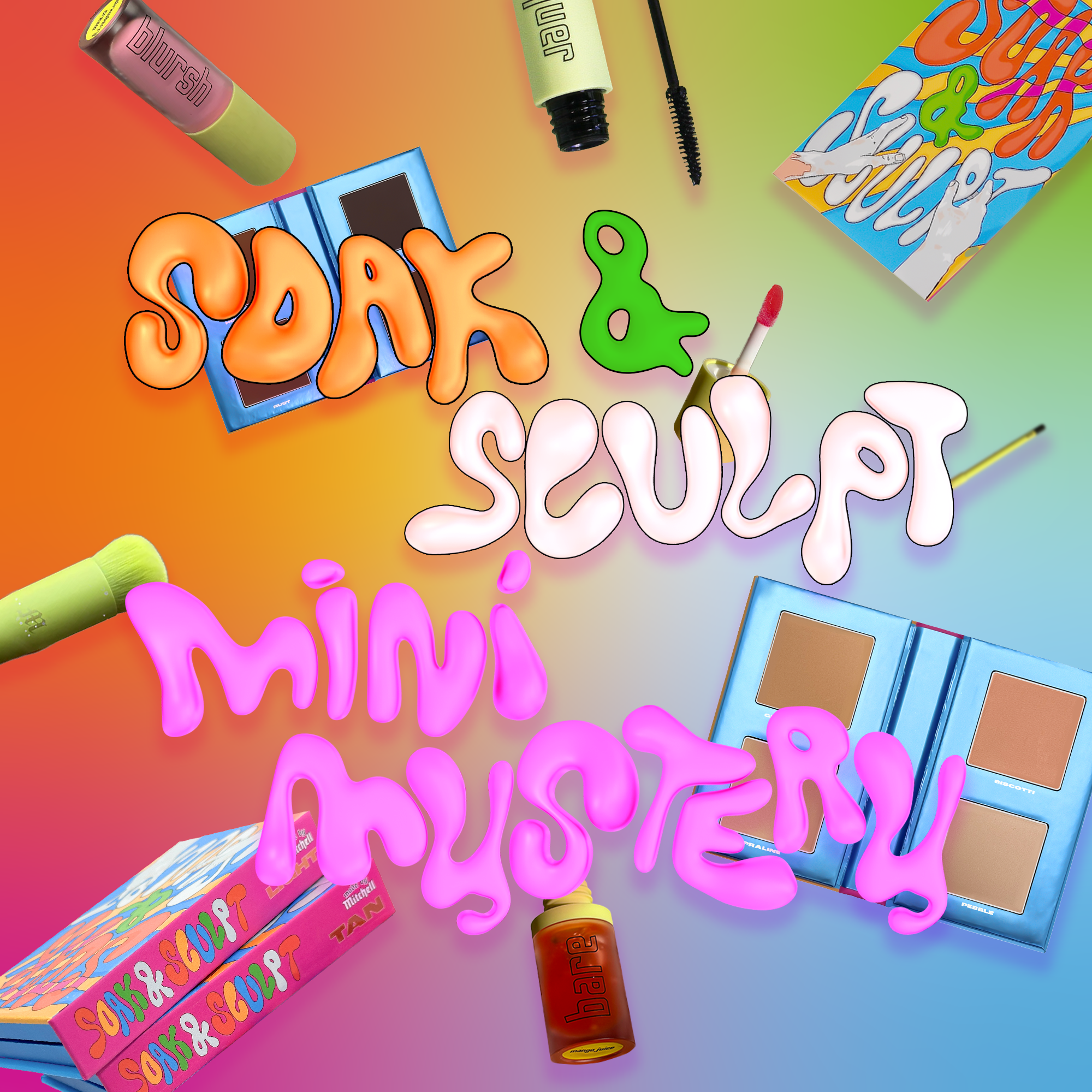 Soak & Sculpt Mini Mystery Makeup Bundle