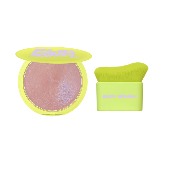 Slip Dew Body Cream Highlighter With Free Body Brush