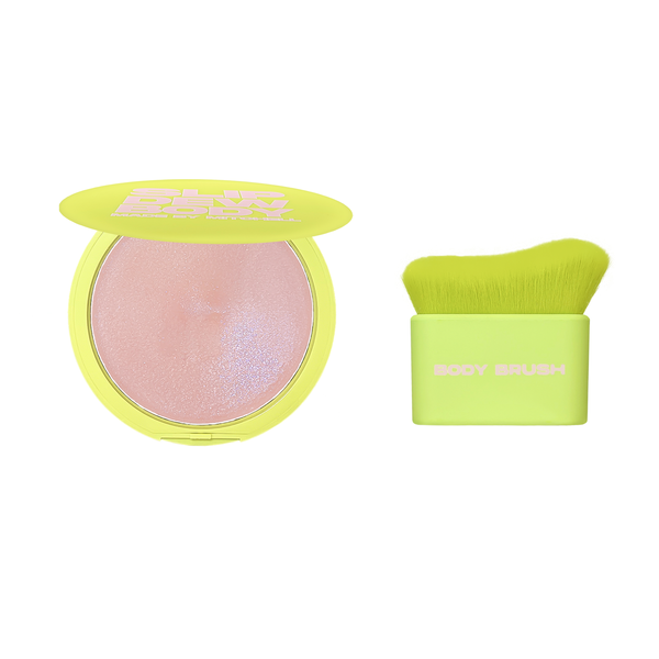 Slip Dew Body Cream Highlighter With Free Body Brush