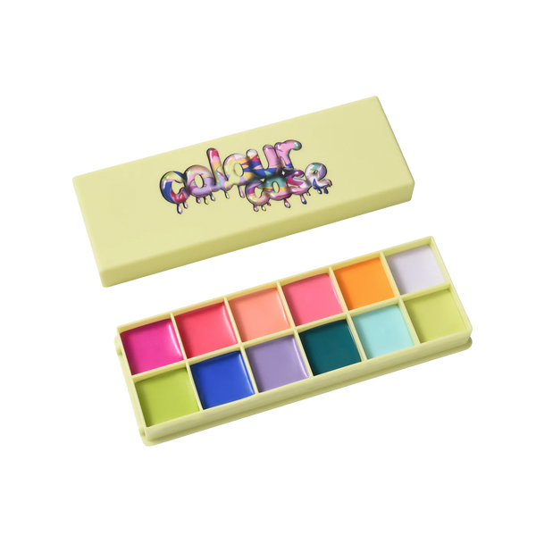 Set di pennelli e tavolozza per pittura cosmetica Colour Case - Made By Mitchell
